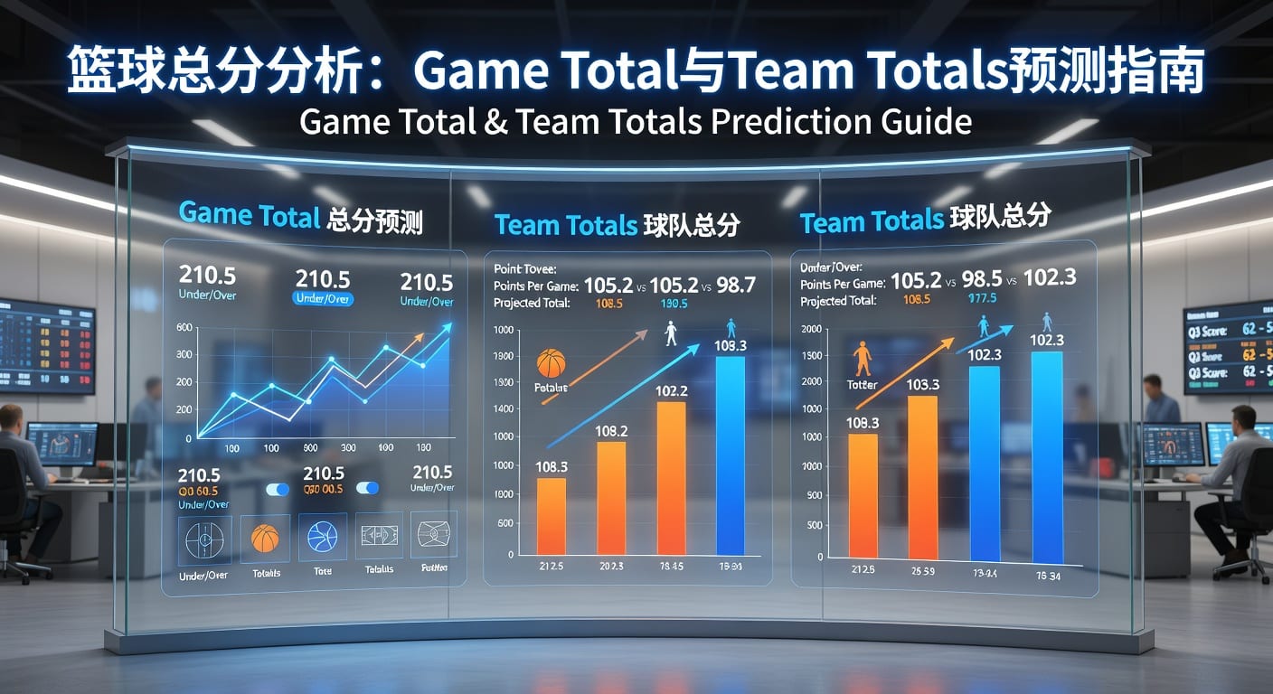 篮球总分 game total team totals 2026年盘口解读